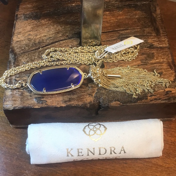 Retired Kendra Scott Rayne Cobalt Blue Cat’s Eye! - Picture 5 of 6